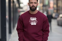 Gildan 18000 Light Pink Mockup, Mockup Product Image 1