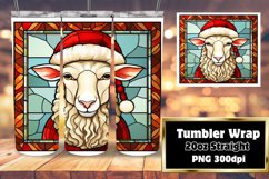 Christmas Glass Art Tumbler Sublimation Product Image 1