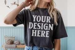 Comfort Colors 1717 Pepper T-Shirt Mockup Product Image 1