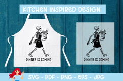 Dinner is coming SVG, Skeleton SVG Product Image 1