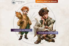 Guilded Harvest Clipart | Fantasy Autumn PNG Set Product Image 12