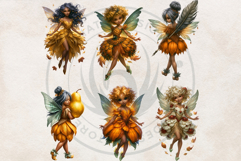 Guilded Harvest Clipart | Fantasy Autumn PNG Set Product Image 8