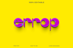 3D Gradient Text Effect Photoshop Template Product Image 1