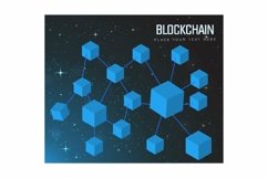 Virtual isometric 3D Blockchain technology cube system Product Image 1