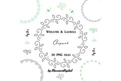 Delicate Leaf Wreaths and Laurels Product Image 1