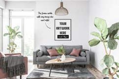 Living room mockup - Frame mockup - Interior mockup Product Image 5