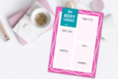 Weekly Schedule Planner I Weekly Planner Printables Product Image 3