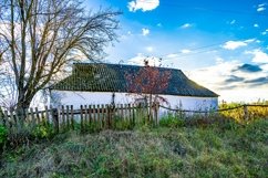 Beautiful old abandoned building farm house in countryside Product Image 1