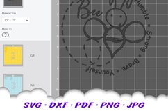Bee Kind SVG Bumble Bee Sign Cut Files Product Image 3