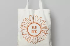 Sunflower svg, flower svg, instant download, flower border Product Image 5
