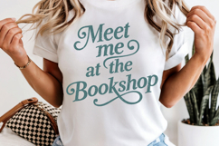 Book Lover PNG Meet Me At The Bookshop Reading Product Image 5