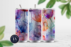 Abstract Tulips Dreamy Paper| Tulips alcohol ink pattern Product Image 2