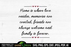 Farmhouse Sign SVG - Home SVG - Family Quote SVG Product Image 3
