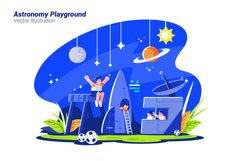 Astronomy Playground - Vector Illustration Product Image 1