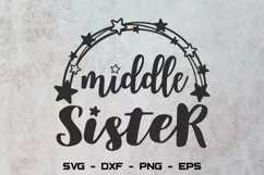 Big sister svg, Middle sister svg, Little sister svg Product Image 3