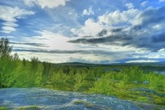 Natural landscape with tundra near Murmansk, Russia Product Image 1