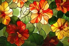 Brightly Colored Flowers Background Wallpaper Product Image 1