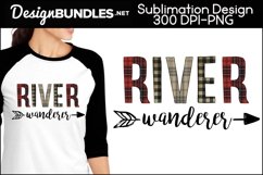 River Wanderer Sublimation Design Product Image 1