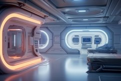 Futuristic premises of a future space base Product Image 1
