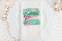 Turquoise and Blush Pink Brush Strokes Bundle Product Image 2