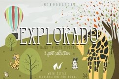 Web Font Explorado Typeface Product Image 1