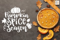 Pumpkin Spice Season, Fall Autumn Quotes SVG Product Image 1