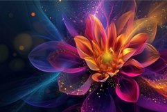 Enchanting Colorful paint rose. Generate Ai Product Image 1