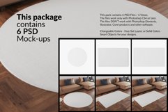 3 Types of Carpets in Living Room Mockup Set Product Image 10
