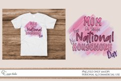 Sublimation design - mom on strike - national no housework Product Image 2