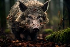 Majestic wild boar in natural habitat Product Image 1