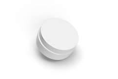 Cosmetic Jar Packaging 3D Mockup Template Photoshop Product Image 2