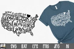 United States of America Mandala SVG File Product Image 1