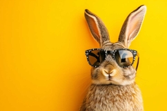funny bunny with glasses Product Image 1