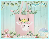 Cow Face With Flowers Svg Dxf Eps Png Pdf Files For Cricut Product Image 2