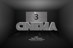 Editable text effect, Cinema text Product Image 1