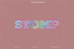 Retro Psychedelic Stomp Text Effect Product Image 1