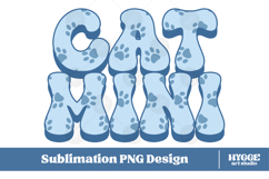 American Cat Mama Papa 4th of July USA Paw DTF PNG Bundle Product Image 3