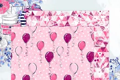 Fashion Shoes Shopping Floral Silver Glitter Paper Pack Product Image 9
