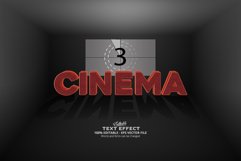 Editable text effect, Cinema text Product Image 1