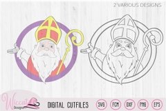 Sinterklaas cartoon shirt SVG, 5 december feest SVG Product Image 2