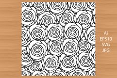 Roses. Flowers. 6 Seamless patterns. Product Image 4