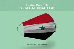 Mask with switzerland syria taiwan tajikistan Nation Flags Product Image 4