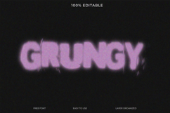 Grungy Grainy Glitch Text Effect Product Image 1