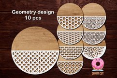 Template Door Hanger Bundle SVG Laser cut file for Glowforge Product Image 1