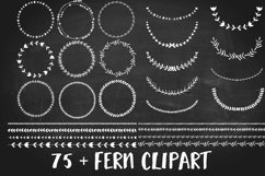 Gold Foil Wreath Clipart Set Product Image 3