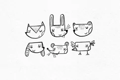 Scandinavian woodland clipart | Cute nursery clipart Product Image 7