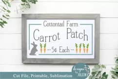 Carrot Patch SVG, png, sublimation, printable, JPEG Easter Product Image 1