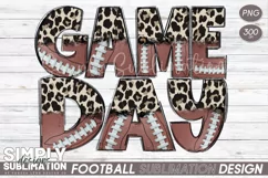 Football Game Day Sublimation Design | Png Product Image 1
