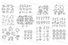 Teaching aid while language learning, clipart bundle Product Image 3