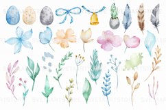 Watercolor Cute Easter Friend Clipart Product Image 2